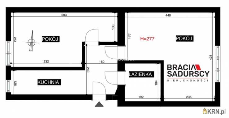 Mieszkanie  na sprzedaż, Kraków, Krowodrza/Łobzów, ul. Kronikarza Galla, 2 pokojowe