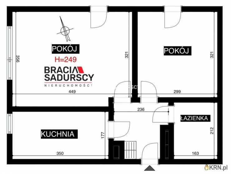 2 pokojowe, Kraków, Dębniki, ul. Słomiana, Mieszkanie  na sprzedaż