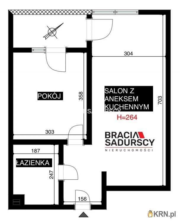 Mieszkanie  do wynajęcia, Kraków, Łagiewniki/Borek Fałęcki, ul. Do Wilgi, 2 pokojowe