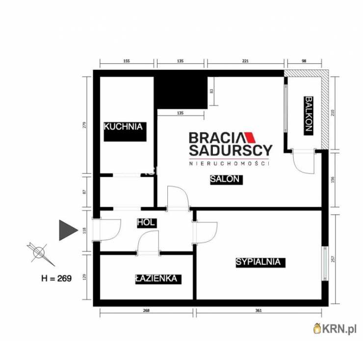 Kraków, Bronowice, ul. Stańczyka, Mieszkanie  na sprzedaż, 2 pokojowe
