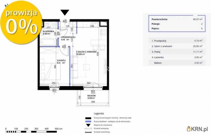 Your Home- Your Life Nieruchomości, Mieszkanie  na sprzedaż, Wrocław, Krzyki/Południe, ul. 