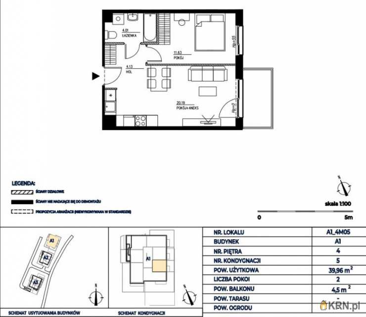 Mieszkanie  na sprzedaż, Gdańsk, Wrzeszcz Górny, ul. H. Sienkiewicza, 2 pokojowe
