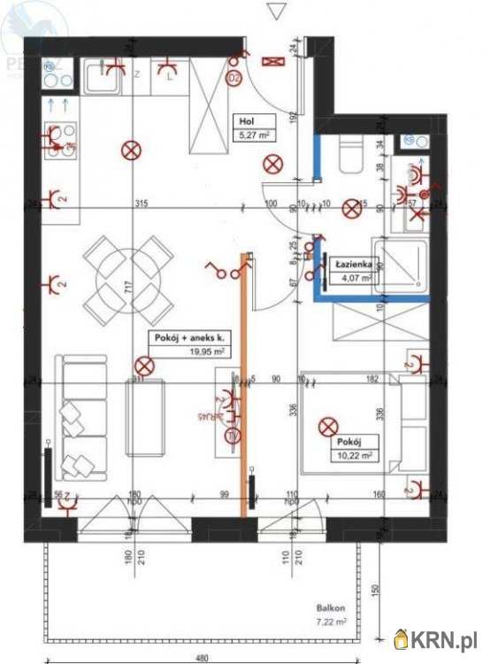 Mieszkanie  na sprzedaż, 2 pokojowe, Pobiedziska, ul. gen. T. Kutrzeby