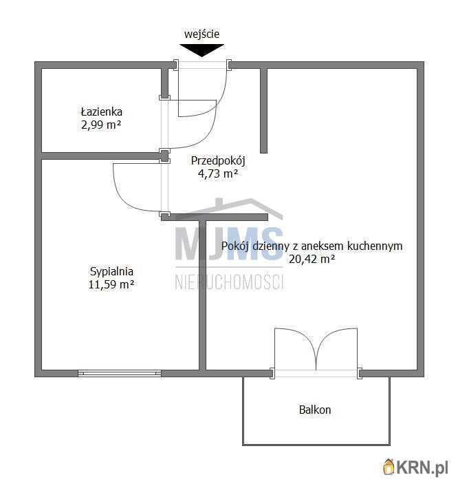 2 pokojowe, Mieszkanie  do wynajęcia, Słupsk, ul. G. Narutowicza