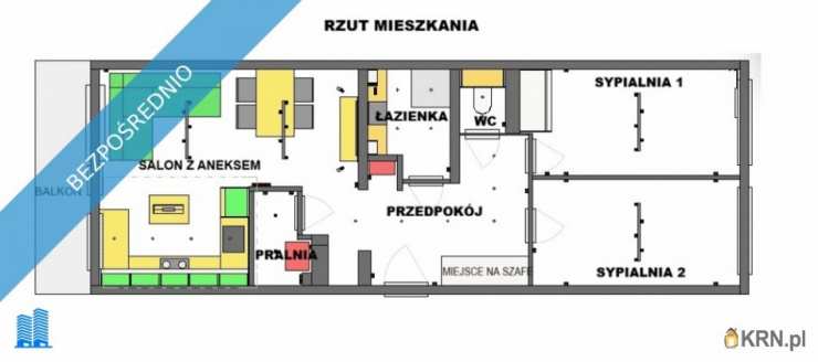 Mieszkanie  na sprzedaż, 3 pokojowe, Sosnowiec, Radocha, ul. Ostrogórska