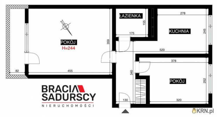 Kraków, Wzgórza Krzesławickie, ul. Na Stoku, Mieszkanie  na sprzedaż, 2 pokojowe