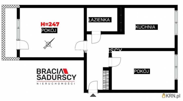 Kraków, Krowodrza, ul. ks. K. Siemaszki, Mieszkanie  na sprzedaż, 2 pokojowe