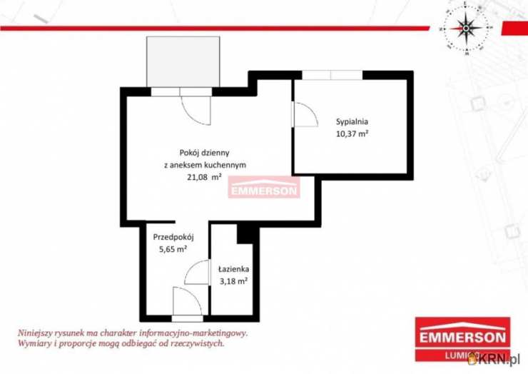 2 pokojowe, Kraków, Krowodrza, ul. , Mieszkanie  na sprzedaż