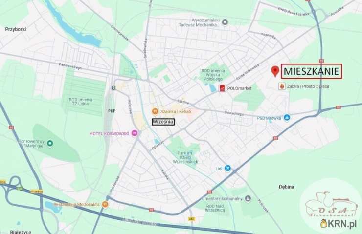 2 pokojowe, Września, ul. , Mieszkanie  do wynajęcia