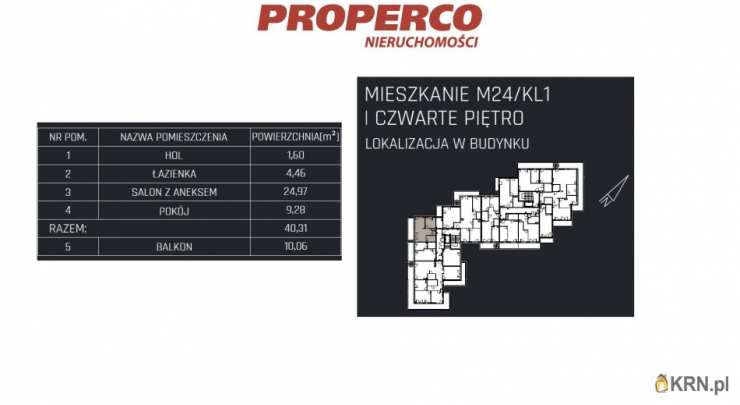 2 pokojowe, Mieszkanie  na sprzedaż, Jędrzejów, ul. 