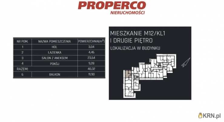 2 pokojowe, Mieszkanie  na sprzedaż, Jędrzejów, ul. 