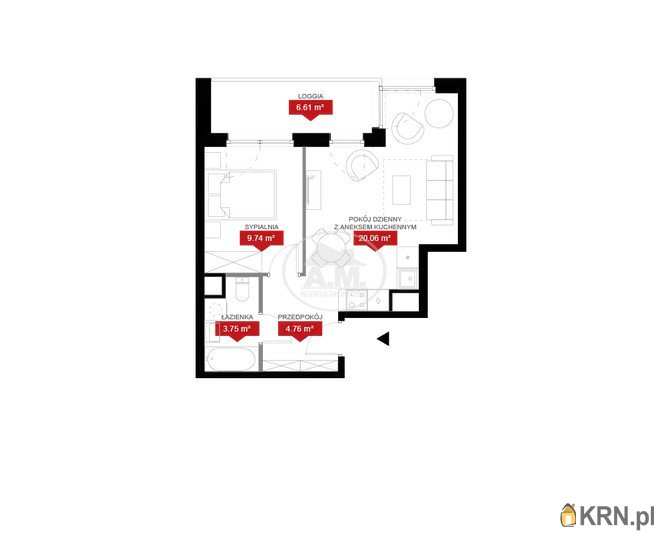 Mieszkanie  na sprzedaż, Wrocław, Psie Pole/Kleczków, ul. W. Reymonta, 2 pokojowe