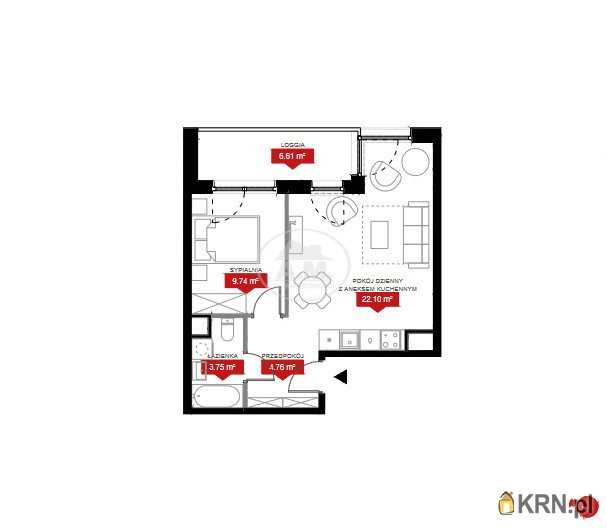 Mieszkanie  na sprzedaż, Wrocław, Psie Pole/Kleczków, ul. W. Reymonta, 2 pokojowe
