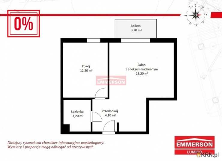 Mieszkanie  na sprzedaż, Kraków, Podgórze, ul. , 2 pokojowe