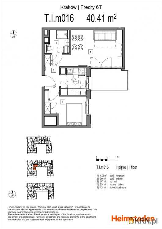 Mieszkanie  na sprzedaż, 2 pokojowe, Kraków, Łagiewniki/Borek Fałęcki, ul. A. Fredry