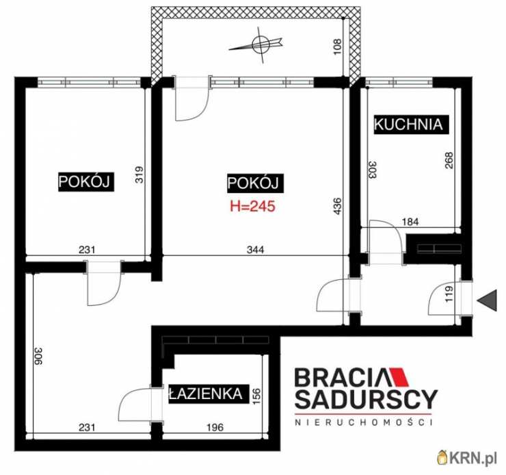 2 pokojowe, Mieszkanie  na sprzedaż, Kraków, Krowodrza, ul. Racławicka