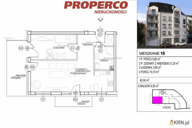 Kielce, ul. Starodomaszowska, 2 pokojowe, Mieszkanie  na sprzedaż