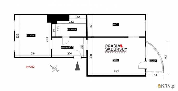 BRACIA SADURSCY ODDZIAŁ BS4 KROWODRZA, Mieszkanie  do wynajęcia, Kraków, Podgórze, ul. Nowohucka