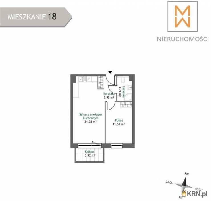 Mieszkanie  na sprzedaż, Reda, ul. Obwodowa, 2 pokojowe