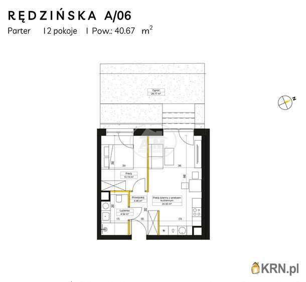 Mieszkanie  na sprzedaż, 2 pokojowe, Wrocław, Fabryczna/Maślice, ul. Rędzińska