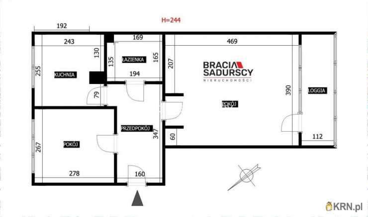 Kraków, Krowodrza/Łobzów, ul. Czarnowiejska, 2 pokojowe, Mieszkanie  do wynajęcia