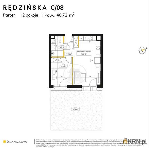 Mieszkanie  na sprzedaż, 2 pokojowe, Wrocław, Fabryczna/Maślice, ul. Rędzińska