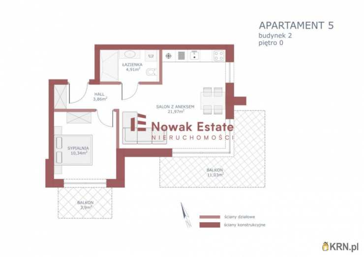 Bańska Niżna, ul. Papieska, Mieszkanie  na sprzedaż, 2 pokojowe