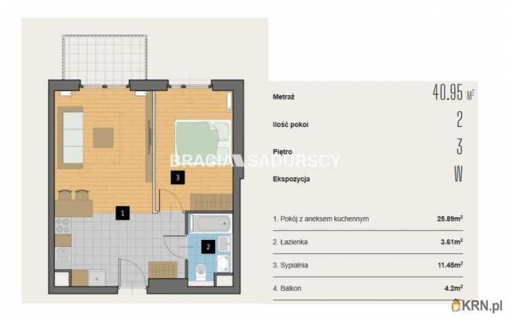 Kraków, Krowodrza, ul. Kijowska, Mieszkanie  na sprzedaż, 2 pokojowe