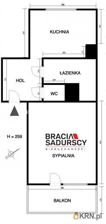 Mieszkanie  na sprzedaż, Kraków, Czyżyny, ul. Śliwkowa, 1 pokojowe