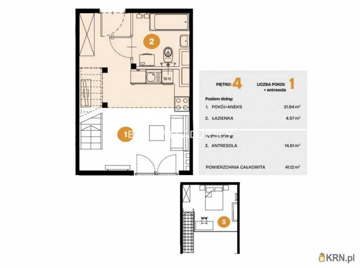 Mieszkanie  na sprzedaż, Kraków, Bronowice, ul. Na Błonie, 1 pokojowe