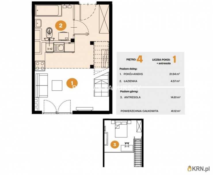 Kraków, Bronowice, ul. Na Błonie, Mieszkanie  na sprzedaż, 1 pokojowe