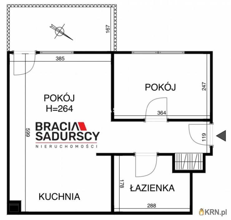 Kraków, Grzegórzki, ul. I. Daszyńskiego, Mieszkanie  na sprzedaż, 2 pokojowe