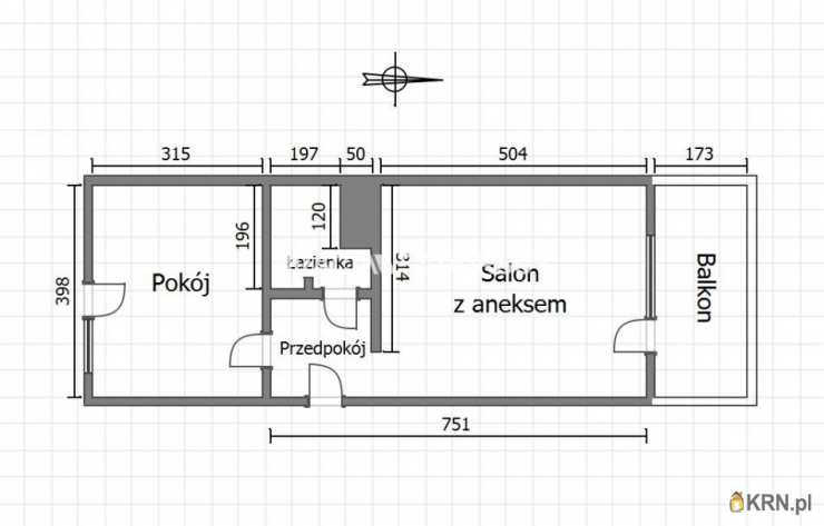 2 pokojowe, Mieszkanie  do wynajęcia, Kraków, Dębniki, ul. M. Konopnickiej