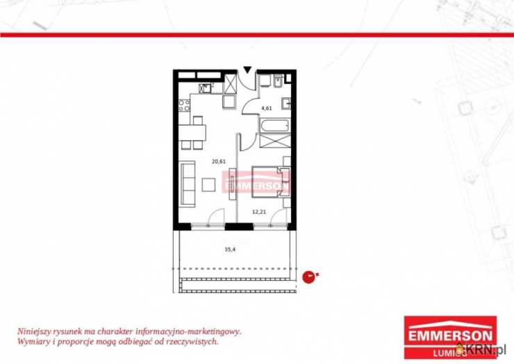 2 pokojowe, Kraków, Podgórze, ul. , Mieszkanie  na sprzedaż