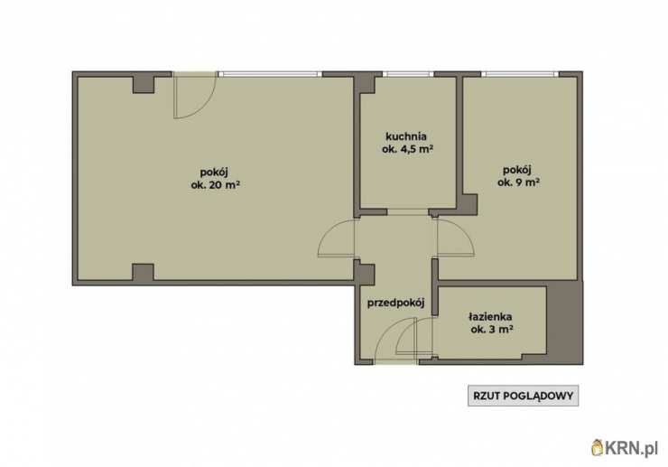 2 pokojowe, Kraków, Krowodrza, ul. Prądnicka, Mieszkanie  na sprzedaż