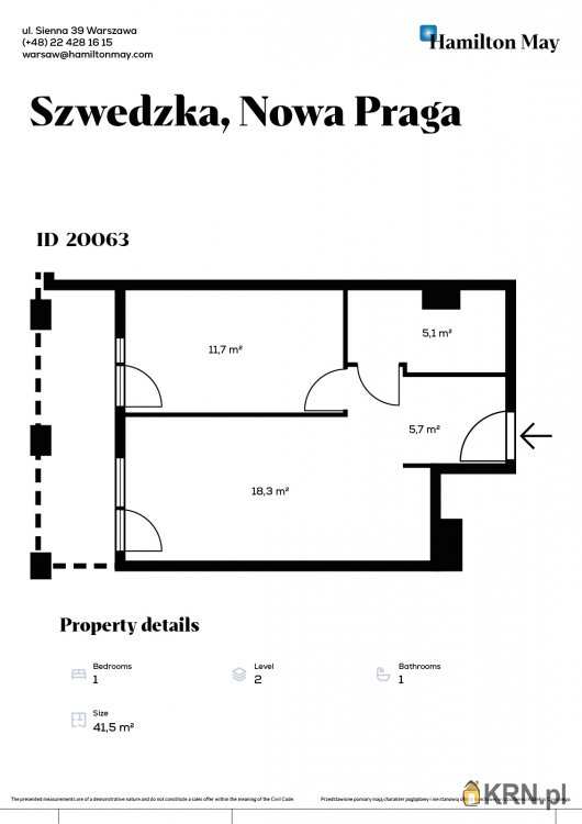 Mieszkanie  na sprzedaż, , Warszawa, ul. 