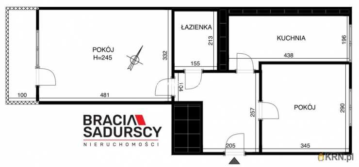 2 pokojowe, Kraków, Bronowice, ul. Na Błonie, Mieszkanie  na sprzedaż