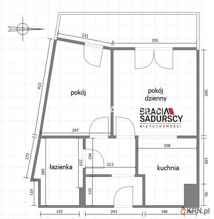 Kraków, Dębniki/Ruczaj, ul. dr. J. Piltza, 2 pokojowe, Mieszkanie  na sprzedaż