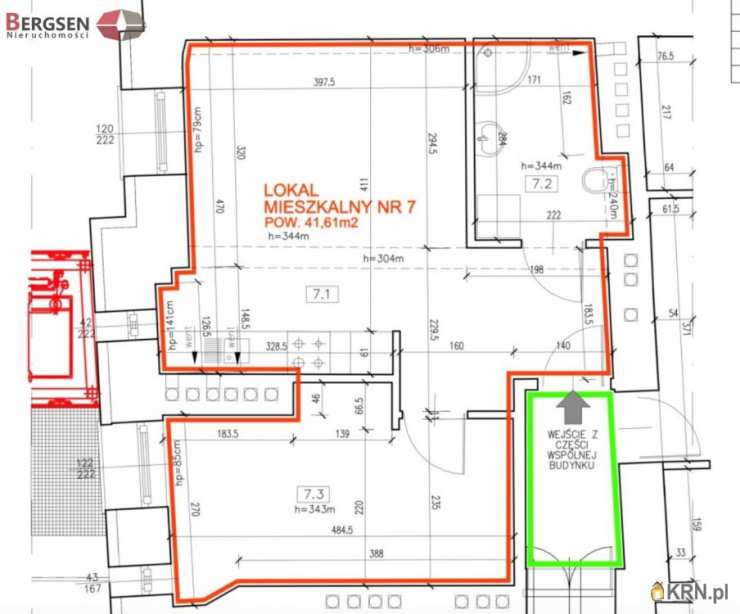 Kraków, Stare Miasto, ul. Krowoderska, Mieszkanie  na sprzedaż, 2 pokojowe