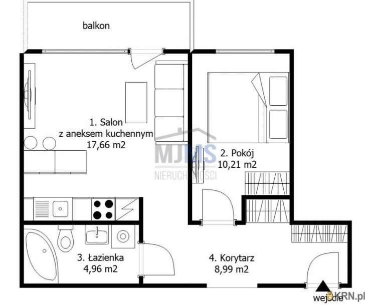 2 pokojowe, Mieszkanie  na sprzedaż, Rumia, Lotnisko, ul. Kosynierów