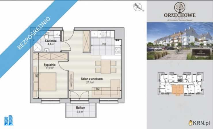 Mieszkanie  na sprzedaż, 2 pokojowe, Stargard Szczeciński, ul. Powstańców Warszawy