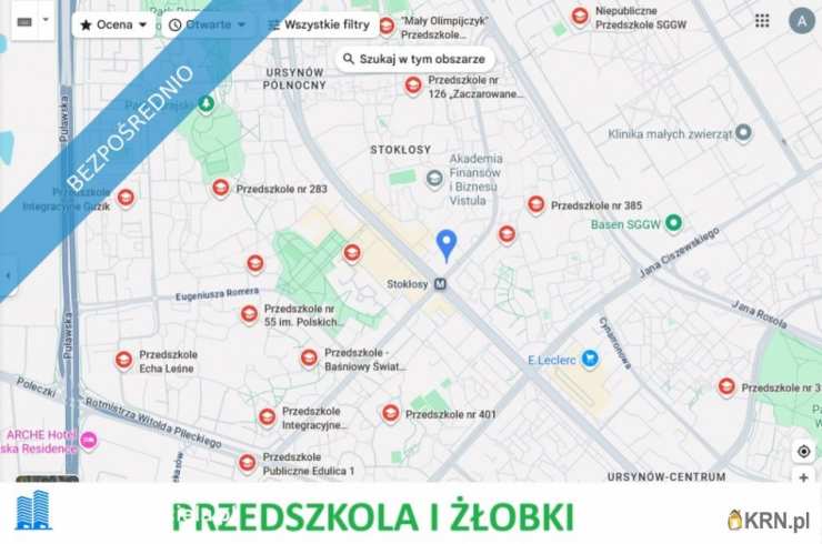 OdWlasciciela.pl, Mieszkanie  do wynajęcia, Warszawa, Ursynów, ul. Komisji Edukacji Narodowej