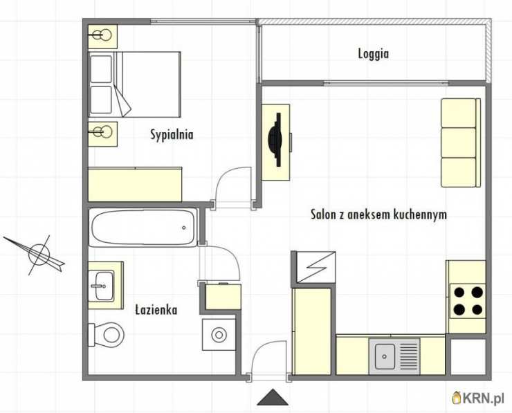 2 pokojowe, Mieszkanie  na sprzedaż, Warszawa, Ursus/Szamoty, ul. 
