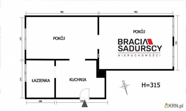 Mieszkanie  na sprzedaż, 2 pokojowe, Wieliczka, ul. W. Reymonta