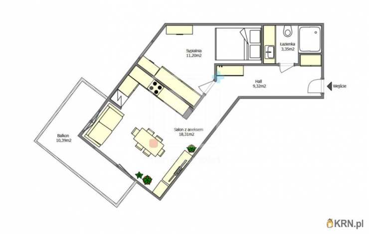 2 pokojowe, Warszawa, Białołęka/Nowodwory, ul. Dionizosa, Mieszkanie  na sprzedaż