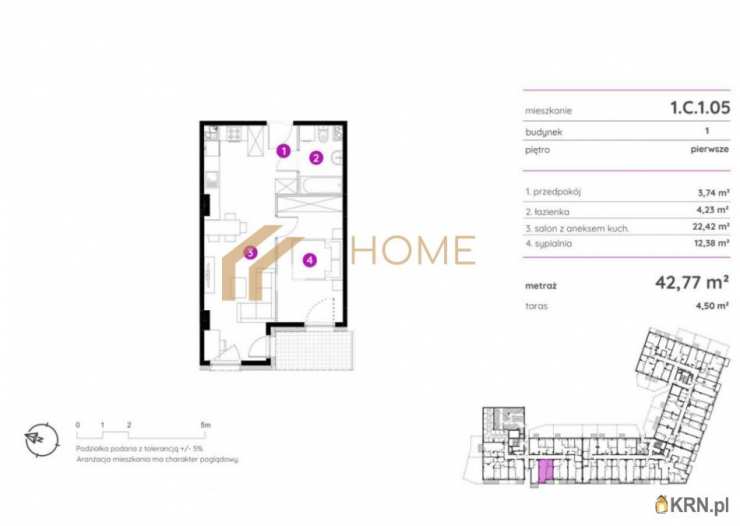 Mieszkanie  na sprzedaż, 2 pokojowe, Gdańsk, Siedlce, ul. Kartuska