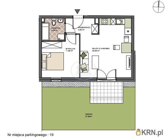 Mieszkanie  na sprzedaż, Święta Katarzyna, ul. Lipowa, 2 pokojowe
