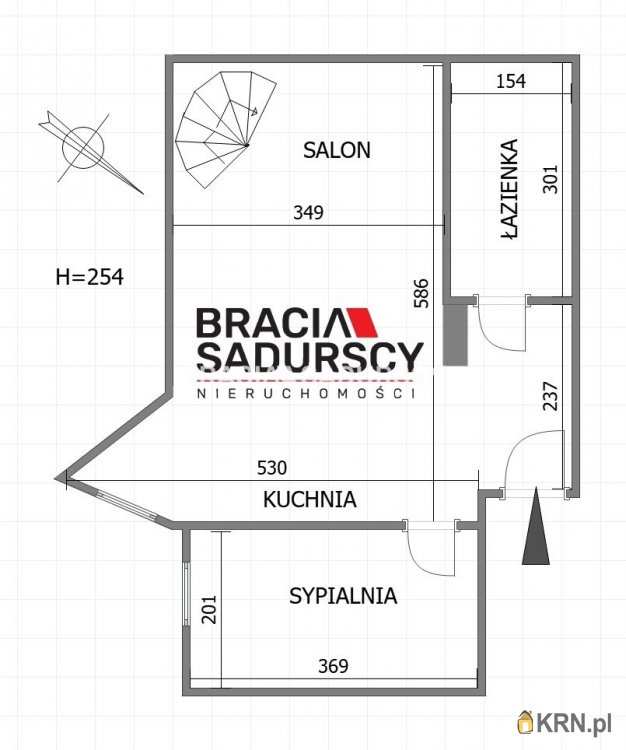 3 pokojowe, Kraków, Stare Miasto, ul. Paulińska, Mieszkanie  na sprzedaż