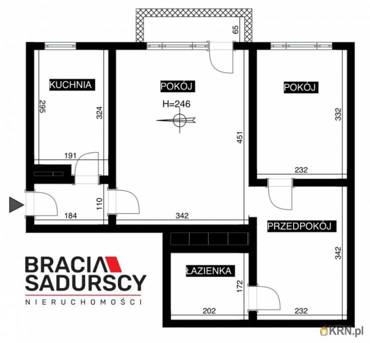 Mieszkanie  na sprzedaż, 2 pokojowe, Kraków, Krowodrza/Łobzów, ul. Mazowiecka
