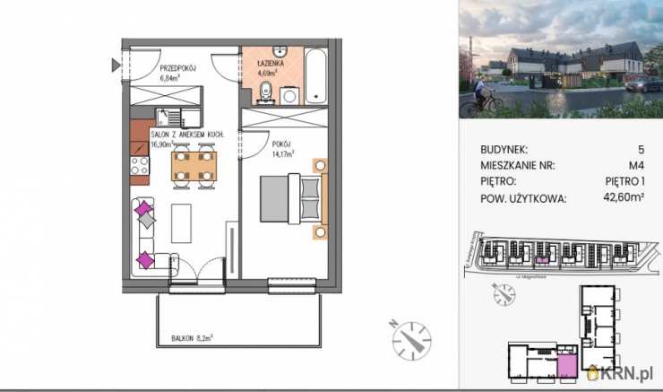 Mieszkanie  na sprzedaż, Siechnice, ul. , 2 pokojowe